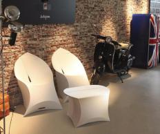 Фото Стол Flux coffee small white