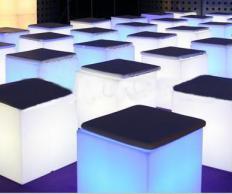 Фото LED куб-стул с подушкой 43 см