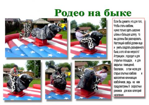 Фото Родео на быке