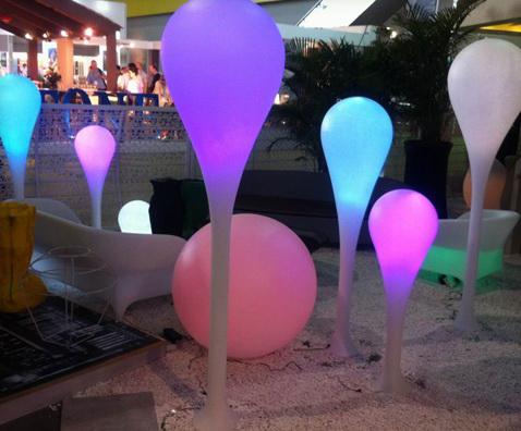 Фото Напольный LED светильник - капля (длинный)