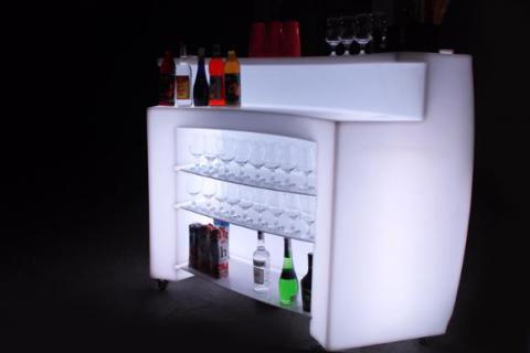 Фото Закругленная барная стойка LED